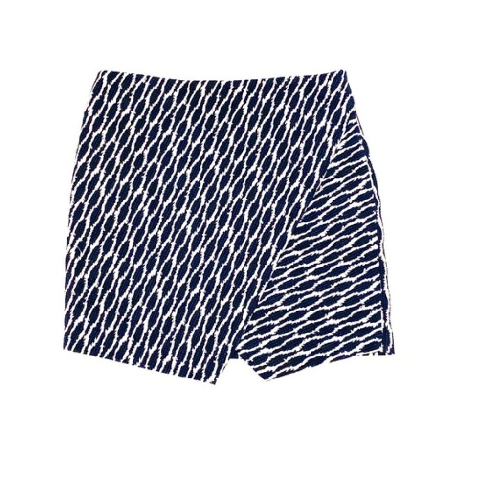 LOFT Skirt - Tulip Blue & White Size Large